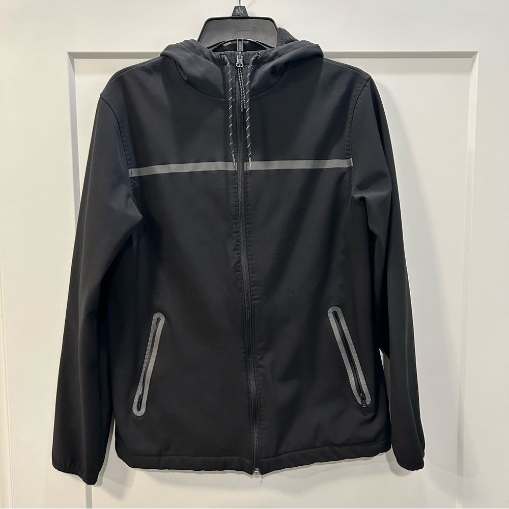 Old Navy Men Active, Dark Gray Runner’s Windbreaker, Size S